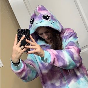 Norwhal onesie pajamas